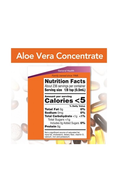 Aloe Vera Concentrate 118 Ml Now Now Foods 9482