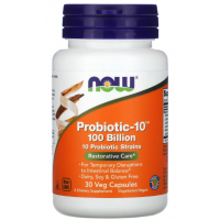 PROBIOTIC-10 100 BILLION 30 VCAPS Now foods